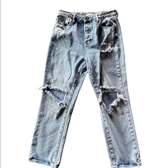 Pac-sun destroyed high rise ankle jeans - Picture 6 of 6